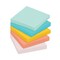 Post-it Notes 3 in. x 3 in. Original Pads in Beachside Cafe Collection Colors (12 Pads/Pack)